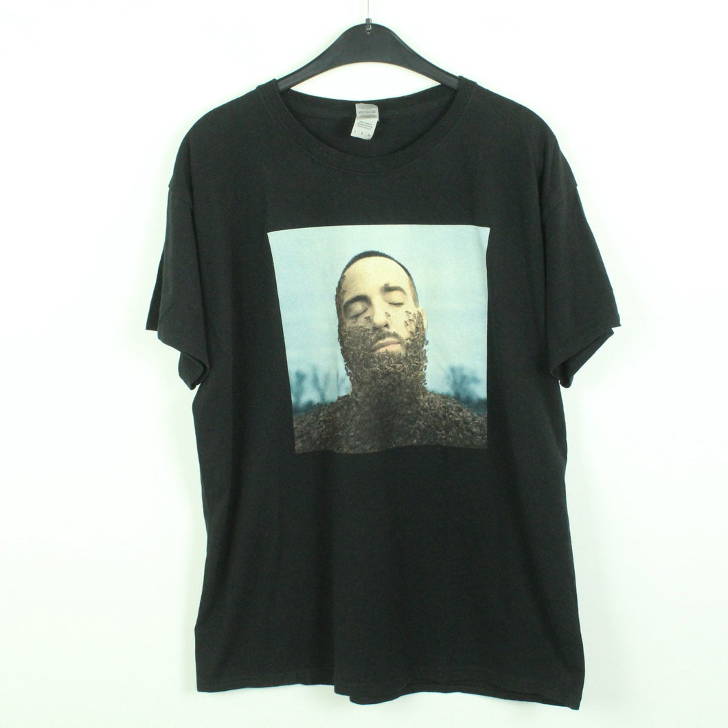 Vintage CASPER T-Shirt / Bandshirt Gr. L schwarz mit Print und Backprint ALLES WAR SCHÖN UND NICHTS TAT WEH (*)
