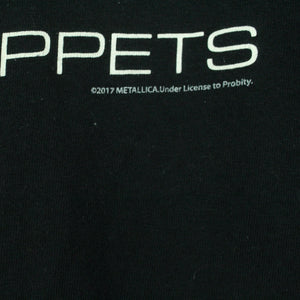Vintage METALLICA T-Shirt / Bandshirt Gr. S schwarz mit Print und Backprint MASTER OF PUPPETS(*)