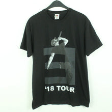Laden Sie das Bild in den Galerie-Viewer, Vintage EMINEM T-Shirt / Bandshirt Gr. M schwarz mit Print und Backprint Tour 2018 (*)
