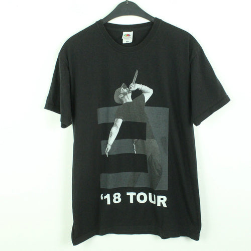 Vintage EMINEM T-Shirt / Bandshirt Gr. M schwarz mit Print und Backprint Tour 2018 (*)