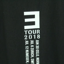 Laden Sie das Bild in den Galerie-Viewer, Vintage EMINEM T-Shirt / Bandshirt Gr. M schwarz mit Print und Backprint Tour 2018 (*)