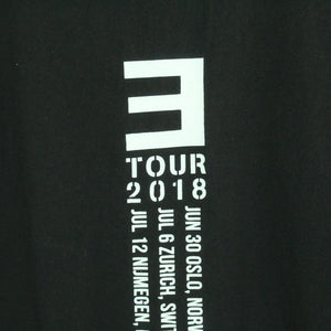 Vintage EMINEM T-Shirt / Bandshirt Gr. M schwarz mit Print und Backprint Tour 2018 (*)