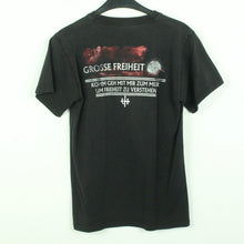 Laden Sie das Bild in den Galerie-Viewer, Vintage UNHEILIG T-Shirt / Bandshirt Gr. S schwarz mit Print und Backprint (*)