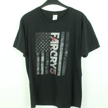 Laden Sie das Bild in den Galerie-Viewer, Vintage FAR CRY 5 T-Shirt Gr. M schwarz mit Print (*)