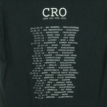 Laden Sie das Bild in den Galerie-Viewer, Vintage CRO T-Shirt / Bandshirt Gr. S schwarz mit Print und Backprint Tour 2016 (*)