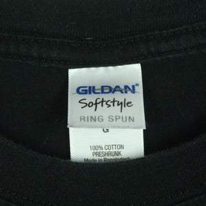 Vintage ROBBIE WILLIAMS T-Shirt / Bandshirt Gr. L schwarz mit Print und Backprint Tour 2013 (*)