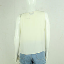 Laden Sie das Bild in den Galerie-Viewer, Vintage Top Gr. M mit Seide beige Bluse