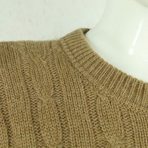 Vintage Wollpullover Gr. L braun Strick