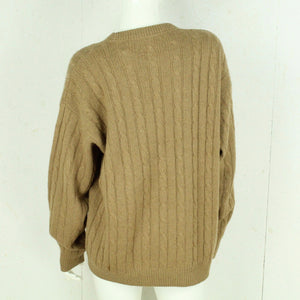 Vintage Wollpullover Gr. L braun Strick