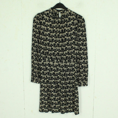 Second Hand & OTHER STORIES Kleid Gr. 36 schwarz beige Animal Print (*)