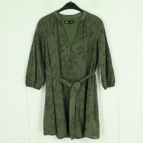 Second Hand ZARA Kleid Gr. S grün uni (*)