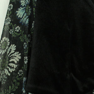 Second Hand ZARA Kleid Gr. XS schwarz mehrfarbig geblümt (*)