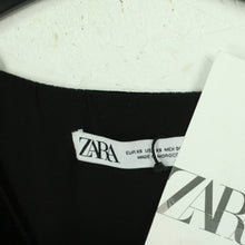 Laden Sie das Bild in den Galerie-Viewer, Second Hand ZARA Kleid Gr. XS schwarz mehrfarbig geblümt (*)