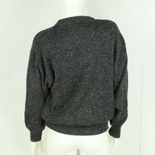 Laden Sie das Bild in den Galerie-Viewer, Vintage Pullover mit Wolle Gr. M grau gemustert Strick