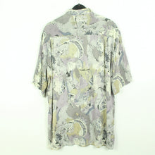 Laden Sie das Bild in den Galerie-Viewer, Vintage 90s Crazy Pattern Hemd Gr. L bunt gemustert kurzarm (*)