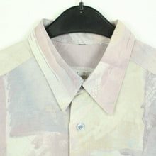 Laden Sie das Bild in den Galerie-Viewer, Vintage 90s Crazy Pattern Hemd Gr. L bunt gemustert kurzarm (*)