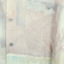 Laden Sie das Bild in den Galerie-Viewer, Vintage 90s Crazy Pattern Hemd Gr. L bunt gemustert kurzarm (*)