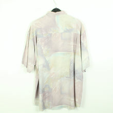Laden Sie das Bild in den Galerie-Viewer, Vintage 90s Crazy Pattern Hemd Gr. L bunt gemustert kurzarm (*)