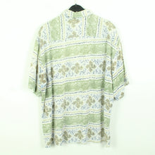 Laden Sie das Bild in den Galerie-Viewer, Vintage 90s Crazy Pattern Hemd Gr. XL bunt gemustert kurzarm (*)
