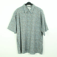 Laden Sie das Bild in den Galerie-Viewer, Vintage 90s Crazy Pattern Hemd Gr. XL bunt gemustert kurzarm (*)