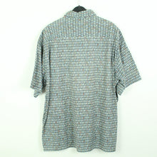 Laden Sie das Bild in den Galerie-Viewer, Vintage 90s Crazy Pattern Hemd Gr. XL bunt gemustert kurzarm (*)