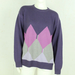 Vintage Pullover Gr. L mehrfarbig gemustert Strick