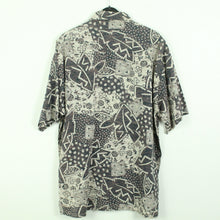 Laden Sie das Bild in den Galerie-Viewer, Vintage 90s Crazy Pattern Hemd Gr. L bunt gemustert kurzarm (*)