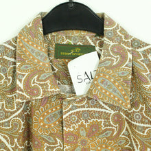 Laden Sie das Bild in den Galerie-Viewer, Vintage 90s Crazy Pattern Hemd Gr. M bunt gemustert kurzarm (*)