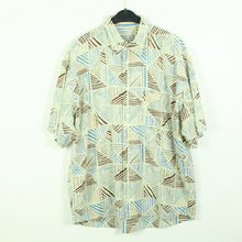 Laden Sie das Bild in den Galerie-Viewer, Second Hand EINHORN Hemd Gr. L bunt gemustert kurzarm (*)