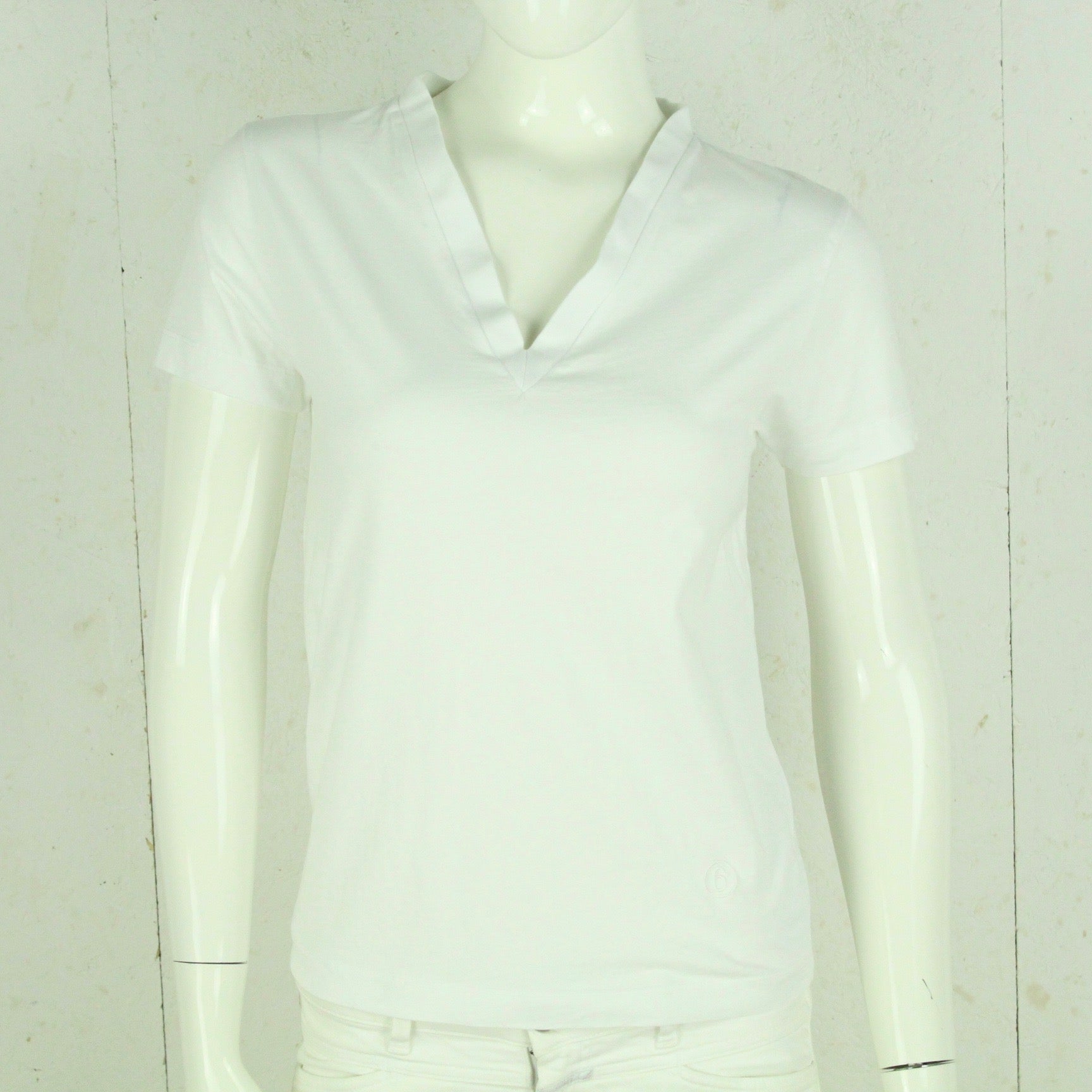 Second Hand MM6 MAISON MARGIELA T-Shirt Gr. M weiß uni (*) – SALT 