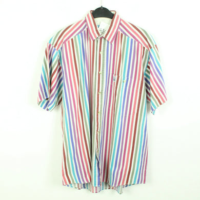 Second Hand TOM TAILER Hemd Gr. M bunt gestreift kurzarm (*)