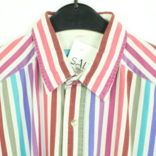 Laden Sie das Bild in den Galerie-Viewer, Second Hand TOM TAILER Hemd Gr. M bunt gestreift kurzarm (*)