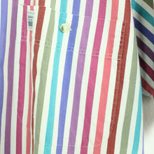 Laden Sie das Bild in den Galerie-Viewer, Second Hand TOM TAILER Hemd Gr. M bunt gestreift kurzarm (*)