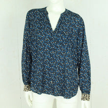 Laden Sie das Bild in den Galerie-Viewer, Second Hand WHITE STUFF Bluse Gr. 40 blau mehrfarbig gemustert (*)