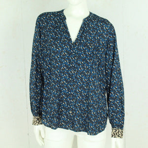 Second Hand WHITE STUFF Bluse Gr. 40 blau mehrfarbig gemustert (*)