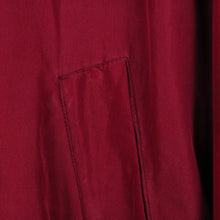 Laden Sie das Bild in den Galerie-Viewer, Vintage Seidenblouson Gr. L rot Seide Blouson