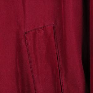 Vintage Seidenblouson Gr. L rot Seide Blouson