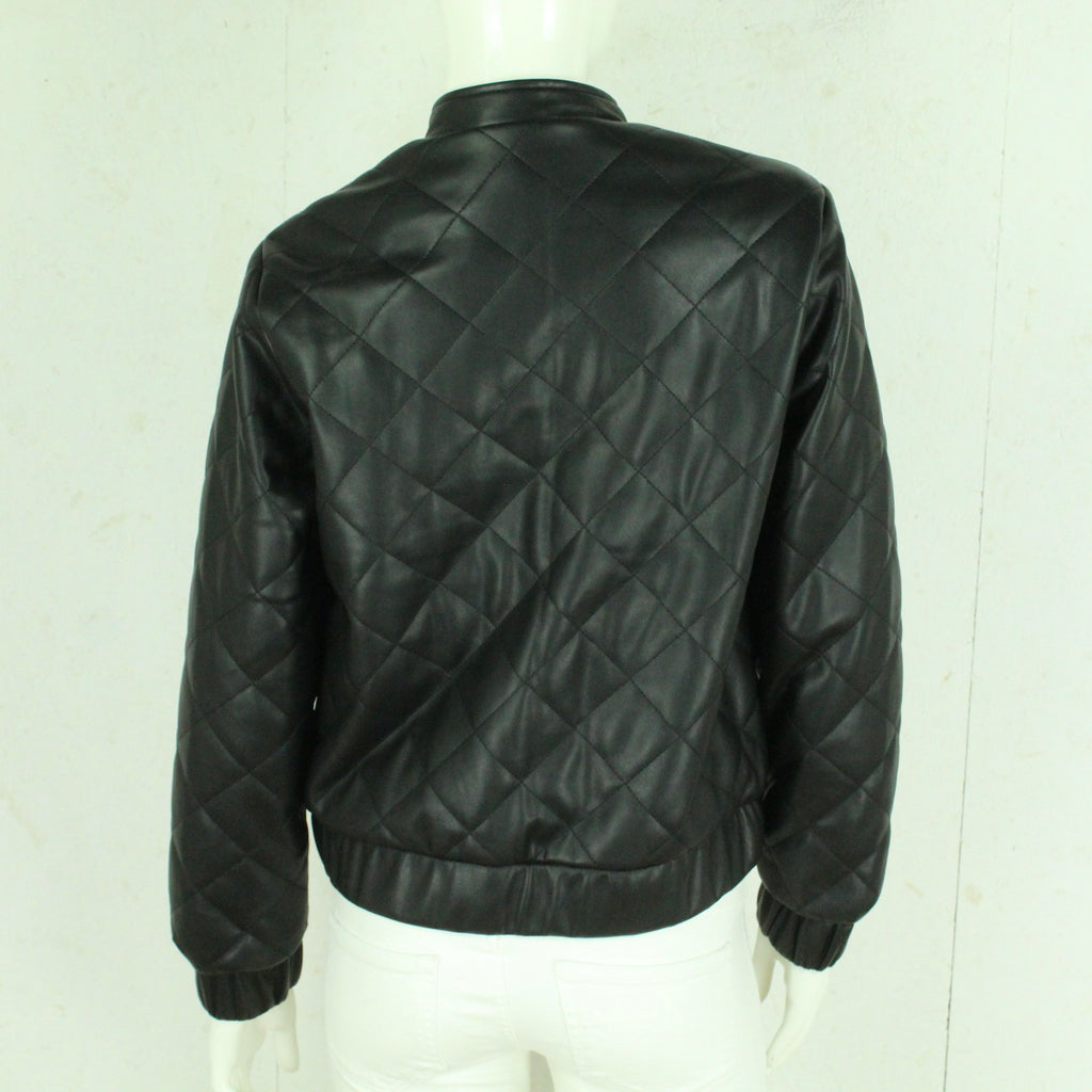 Second Hand LINDEX Jacke Gr. S schwarz Kunstleder (*)