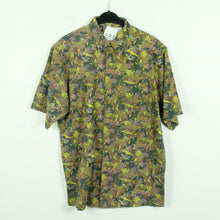 Laden Sie das Bild in den Galerie-Viewer, Vintage Hemd Gr. L bunt gemustert kurzarm Crazy Pattern (*)