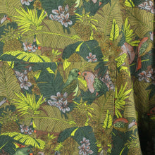 Laden Sie das Bild in den Galerie-Viewer, Vintage Hemd Gr. L bunt gemustert kurzarm Crazy Pattern (*)