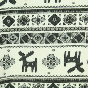 Vintage Aztec Sweater Gr. M/L grau weiß gemustert