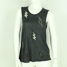Laden Sie das Bild in den Galerie-Viewer, Second Hand ZADIG &amp; VOLTAIRE Top Gr. S grau Blitze (*)