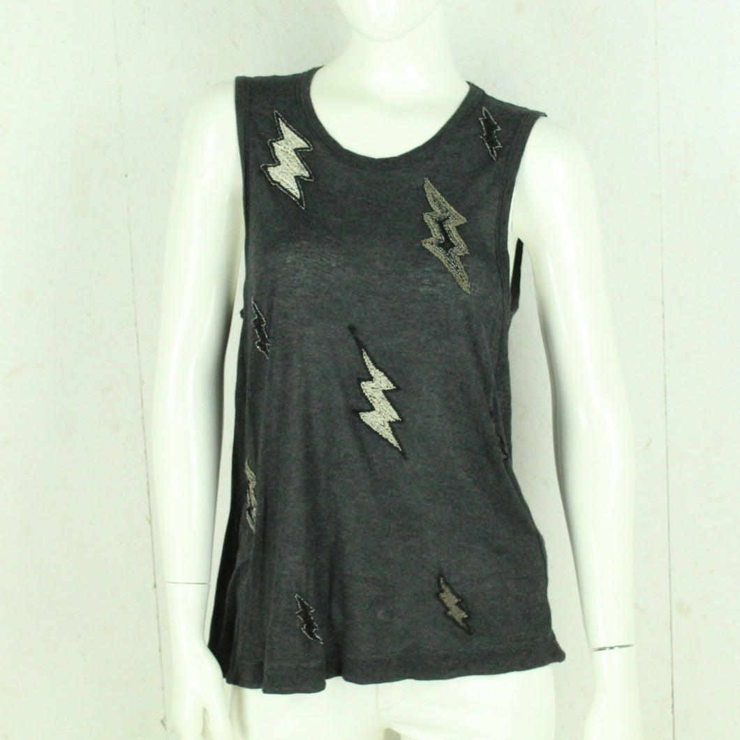 Second Hand ZADIG & VOLTAIRE Top Gr. S grau Blitze (*)