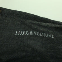 Laden Sie das Bild in den Galerie-Viewer, Second Hand ZADIG &amp; VOLTAIRE Top Gr. S grau Blitze (*)