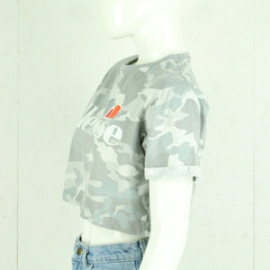 Second Hand ELLESSE T-Shirt Gr. 36 grau bunt cropped (*)