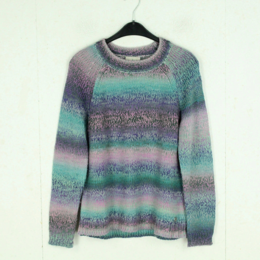 Second Hand VIA APPIA Pullover Gr. 38 mehrfarbig gemustert Strick (*)