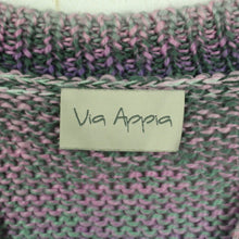 Laden Sie das Bild in den Galerie-Viewer, Second Hand VIA APPIA Pullover Gr. 38 mehrfarbig gemustert Strick (*)
