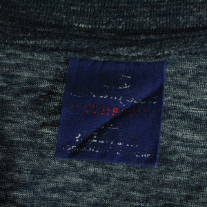 Second Hand CHAMPION T-Shirt Gr. XL blau-meliert weiß cropped (*)