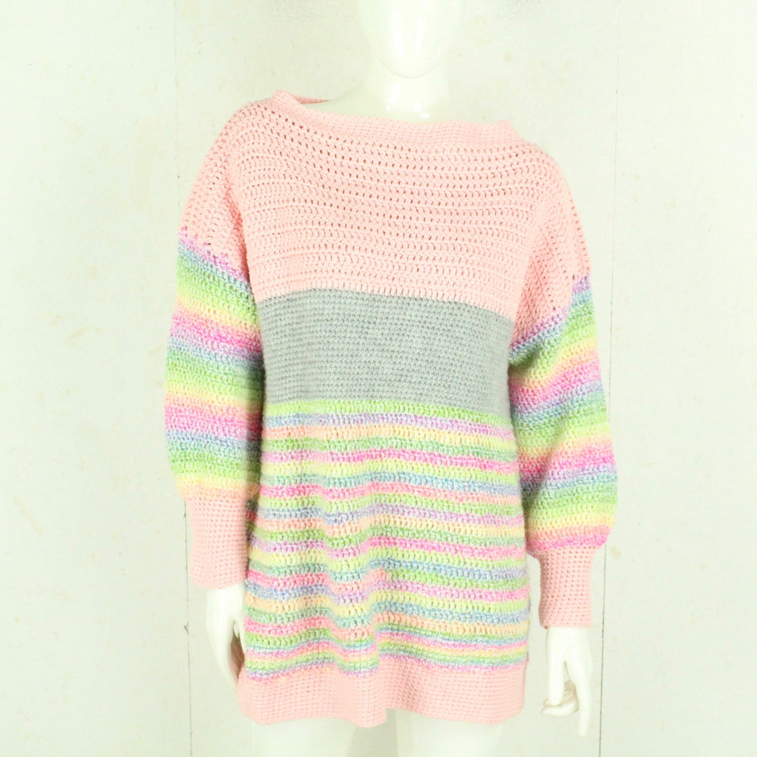 Vintage Pullover Gr. L bunt gestreift Strick