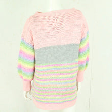 Laden Sie das Bild in den Galerie-Viewer, Vintage Pullover Gr. L bunt gestreift Strick